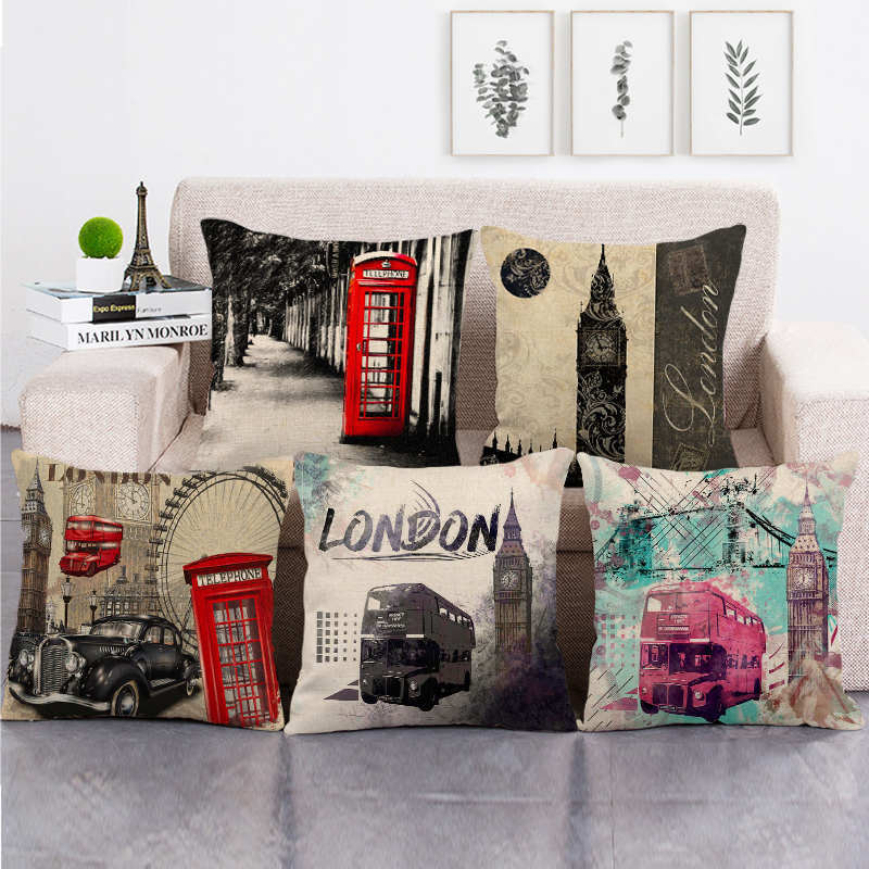 Home Textiles London - Ретро London Tram Series, короткие плюшевые