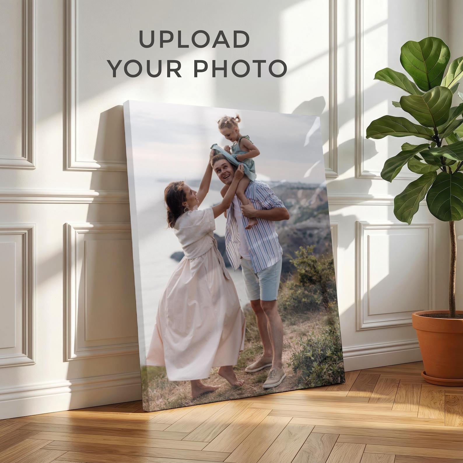 Home Textiles Today - Персонализированный фотохолст, Настенный декор с семейным