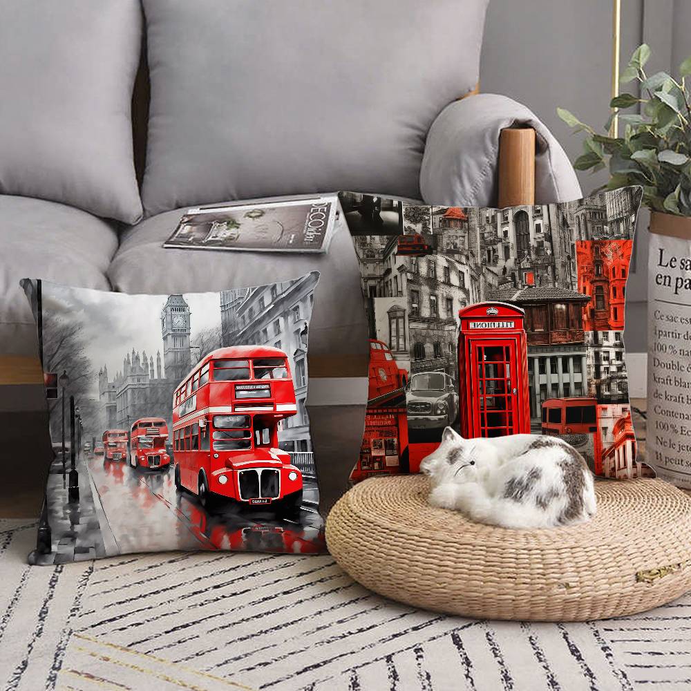 Наволочка с принтом Лондонског – обзор и цена Home Textiles London