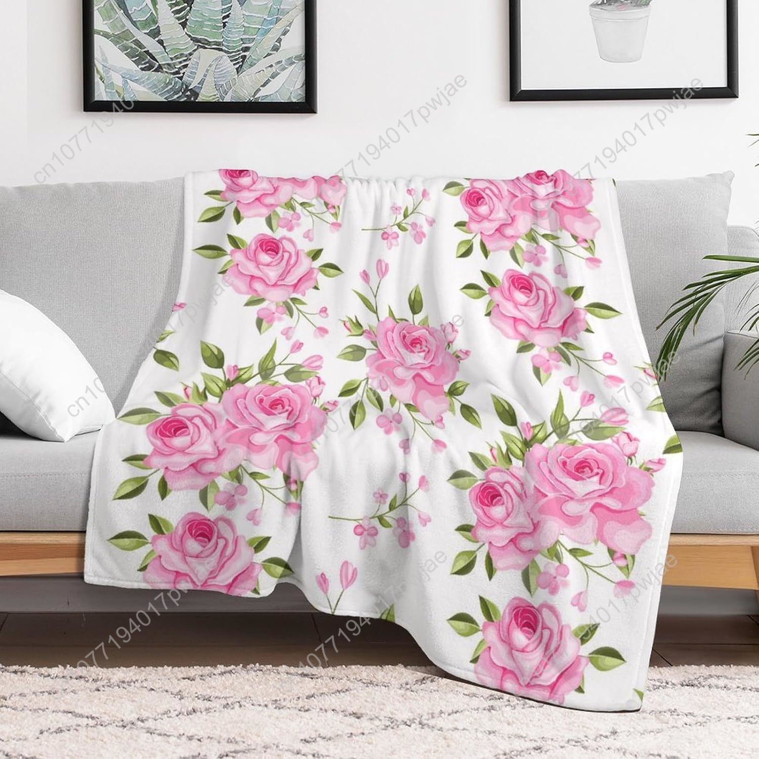 Одеяло с розовым цветком, цвет – обзор и цена Home Of Textiles