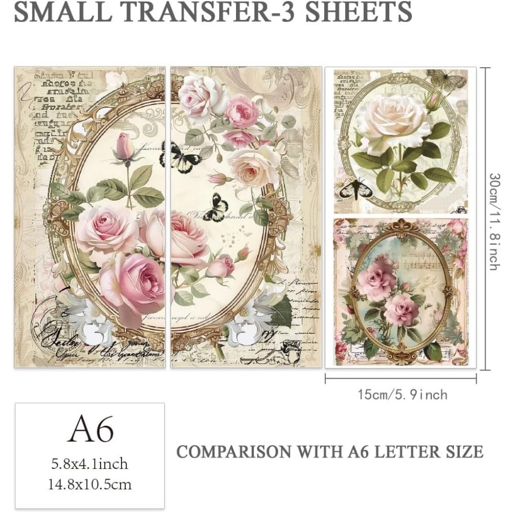 3 шт./компл. переводные наклей – обзор и цена Vintage Home Textiles
